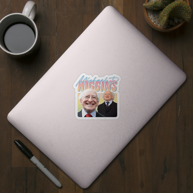 Michael D Higgins - - Retro Aesthetic Fan Art T-Shirt by feck!